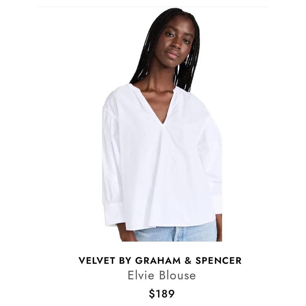 Velvet Women's White Blouse